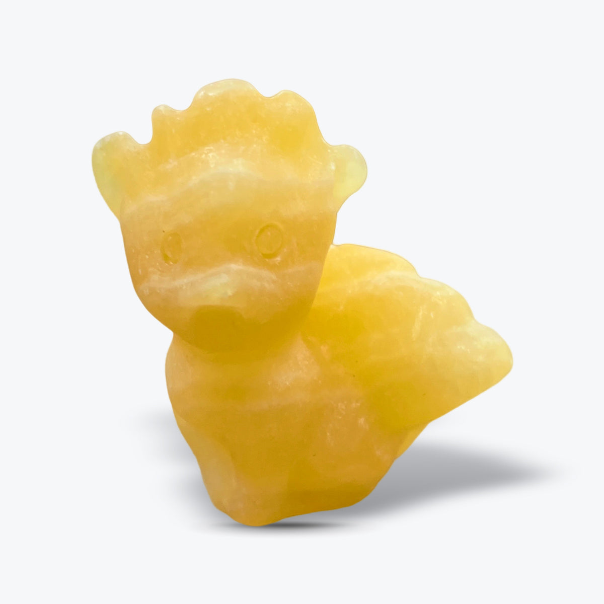 Figurine Goupix Pokémon en Onyx, Sodalite ou Calcite Naturelles - Pièce unique | 20gr - 4x3cm