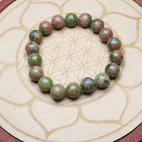 Bracelet en Unakite - Harmonie et Guérison 10mm