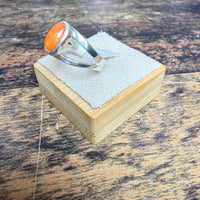 Bague Opale de feu ovale