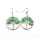 Boucles d’oreilles Arbre de Vie tressée 2x2cm