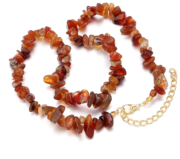 Collier Baroque Chips Pierres Naturelles — 43 cm – photo 8