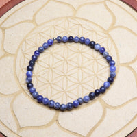 Bracelet en Sodalite - Communication et Sérénité 4mm