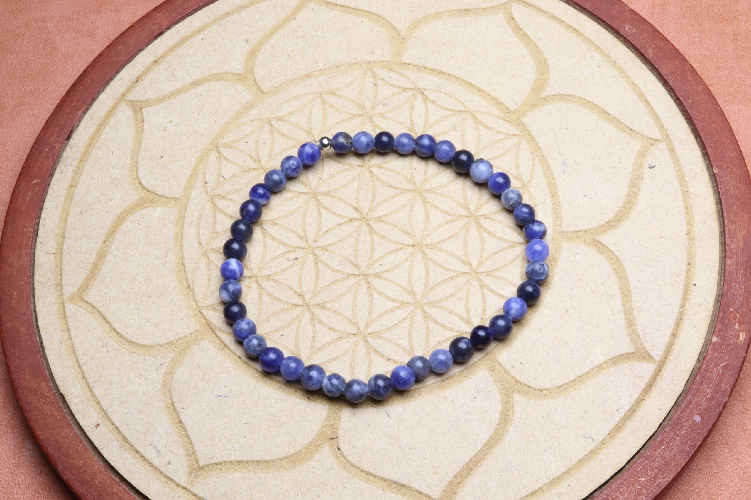 Bracelet en Sodalite - Communication et Sérénité 4mm