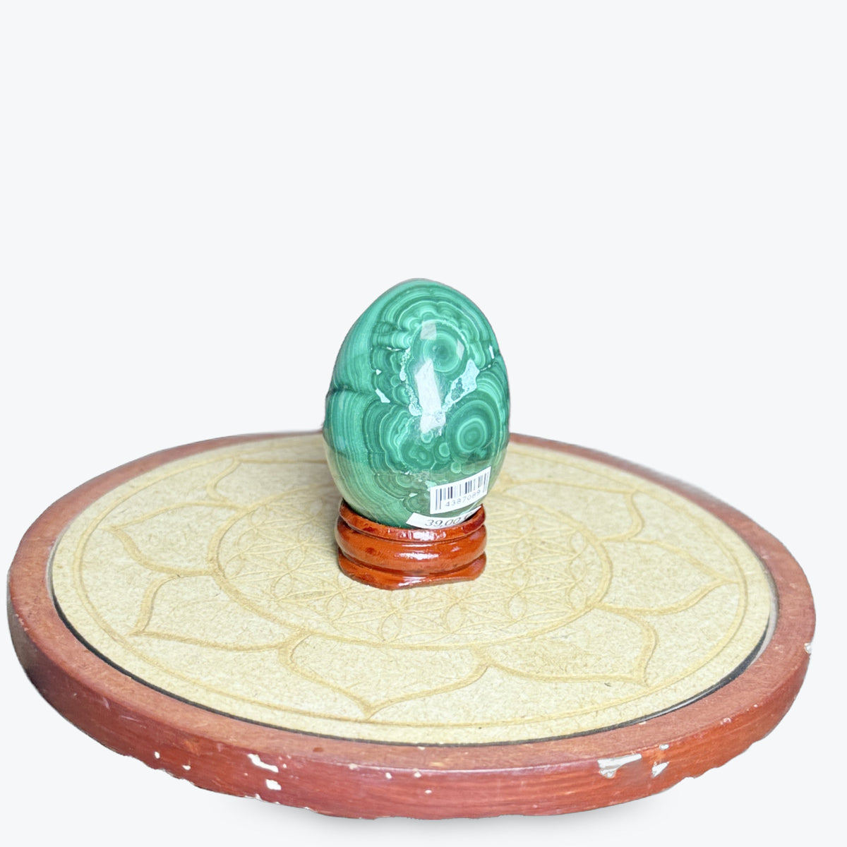 Oeuf Malachite petit | 125gr 5x4cm