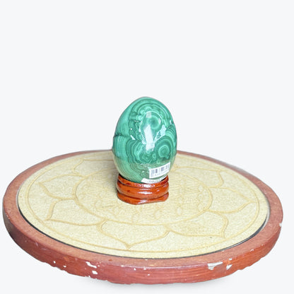 Oeuf Malachite petit | 125gr 5x4cm