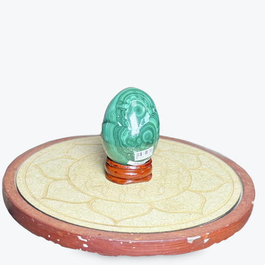 Oeuf Malachite petit | 125gr 5x4cm