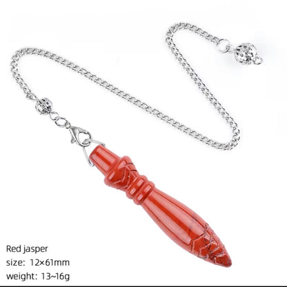 Pendule Égyptien Thot en pierre Naturelle – 12x61 mm