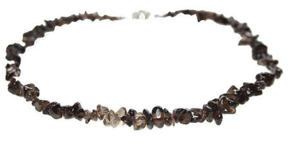 Collier Baroque Chips Pierres Naturelles — 43 cm