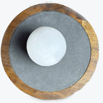 Sphere Selenite Tres Petite | 50gr -3x3cm