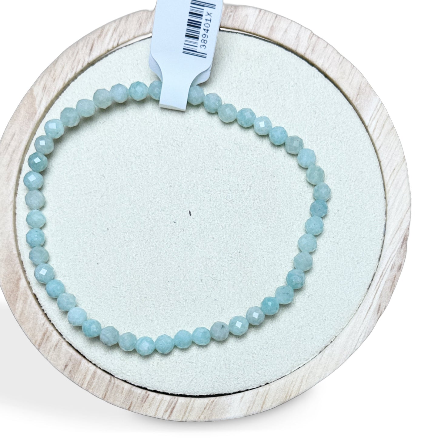 Bracelet Amazonite facetté - 3