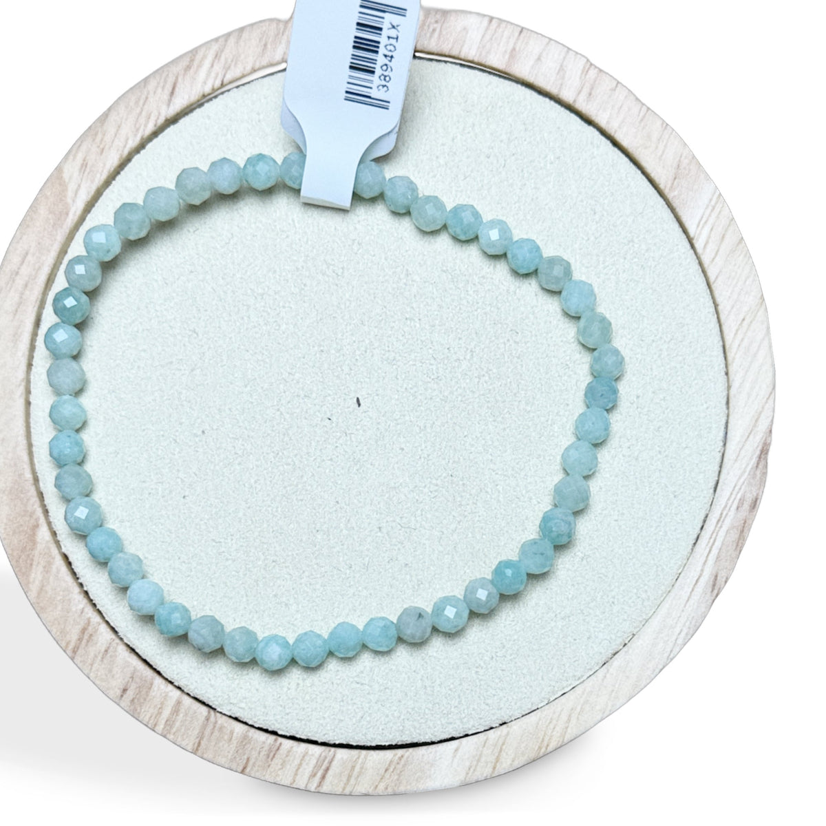 Bracelet Amazonite facetté - 3