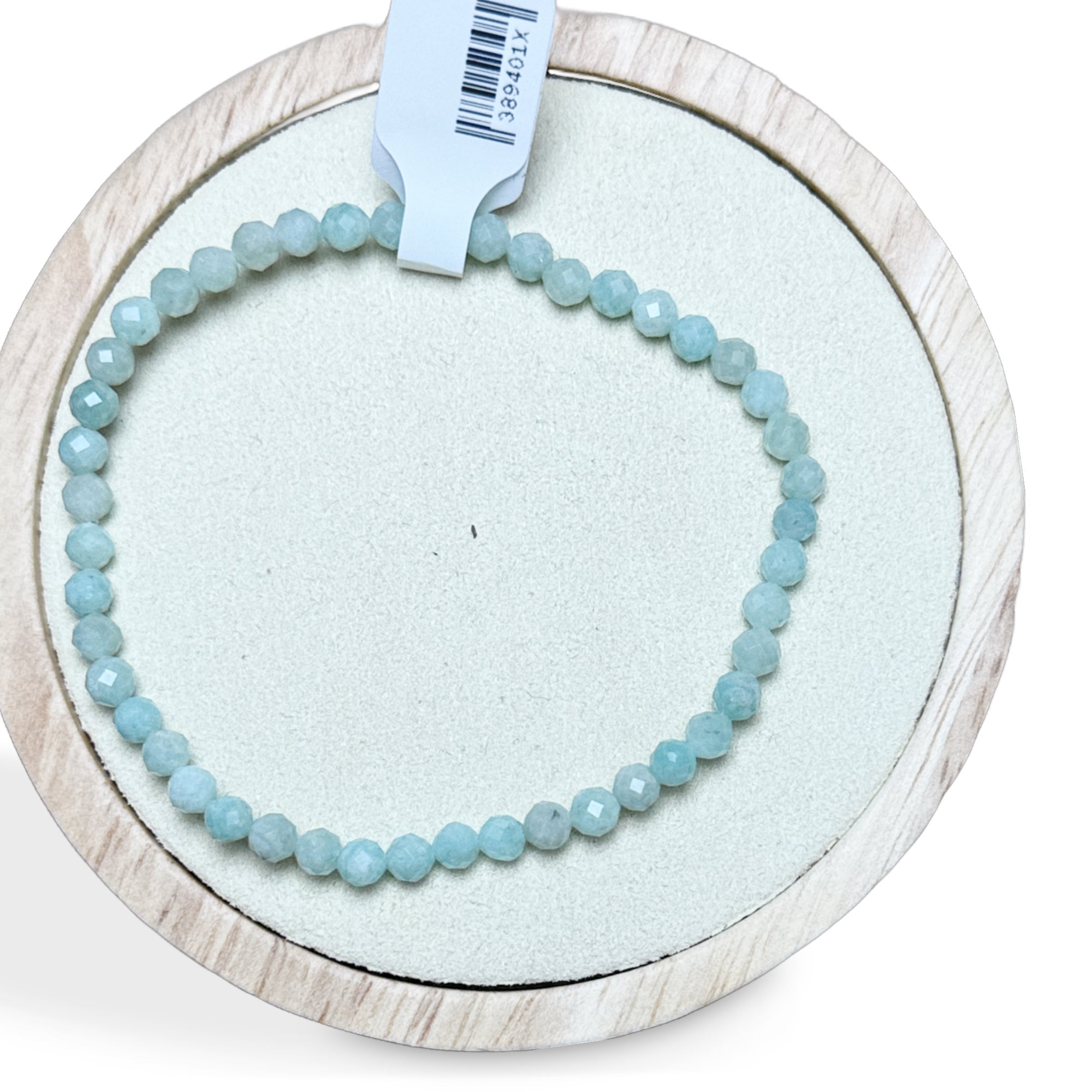 Bracelet Amazonite facetté - 3