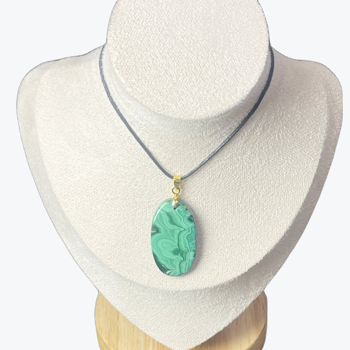 Pendentif Malachite Ovale
