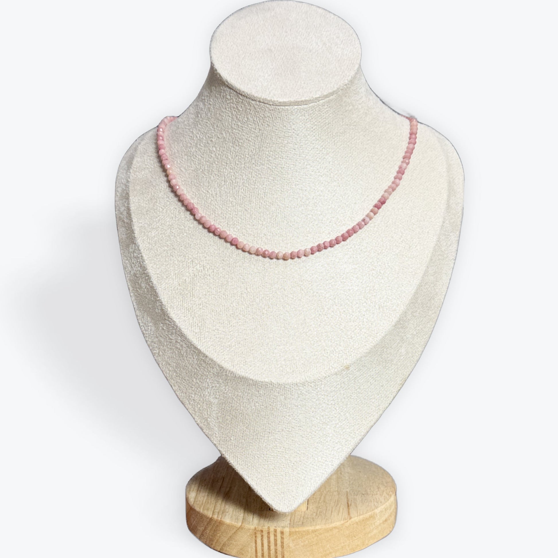 Collier Rhodonite Facetté - 2