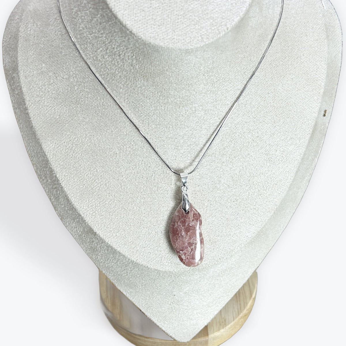 Rhodochrosite roulée - Pendentif