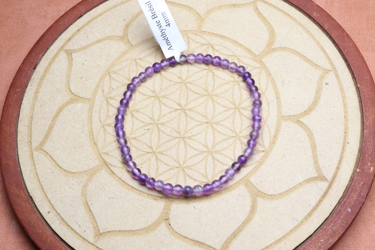 Bracelet en Améthyste - Sommeil et Harmonie 4mm