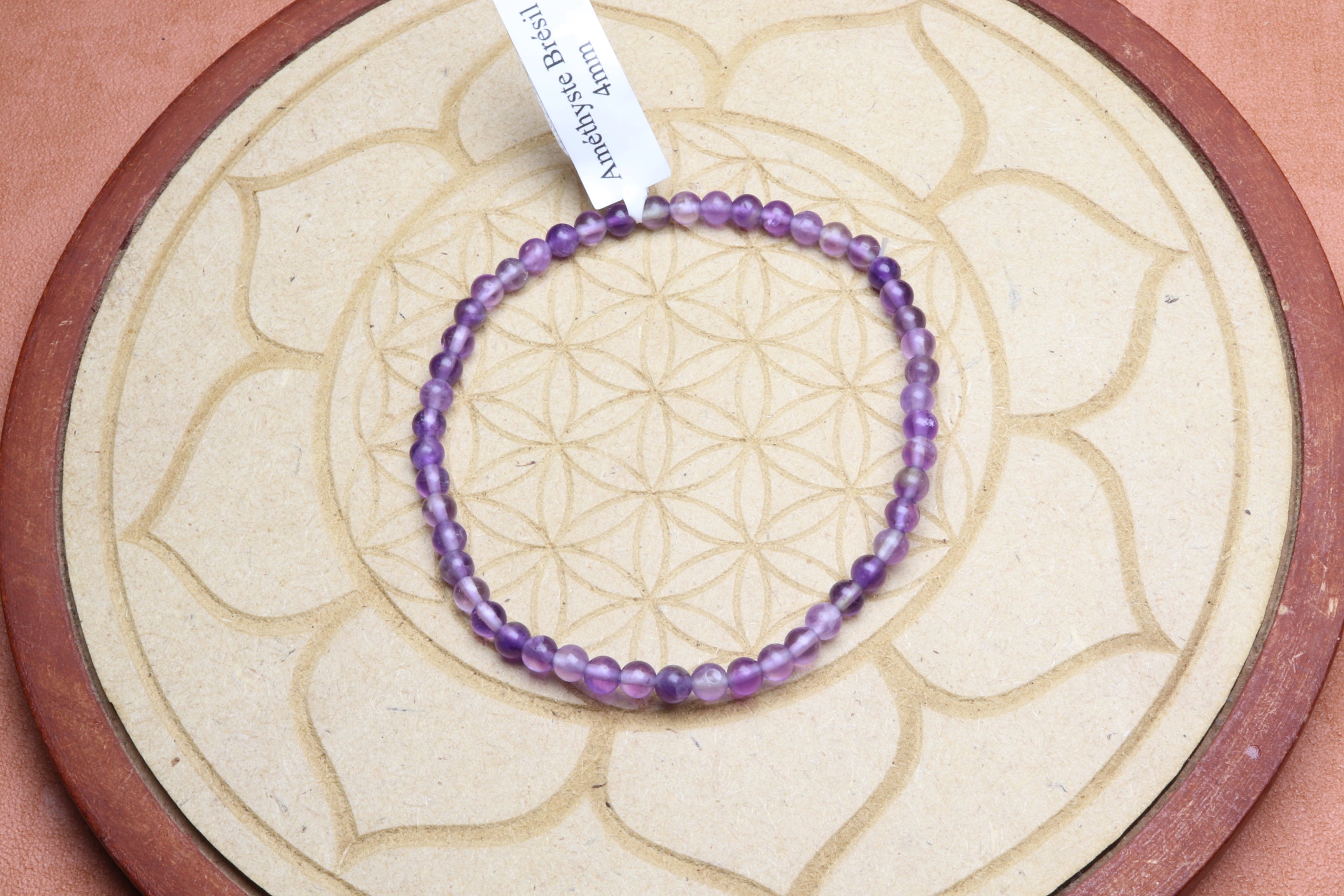 Bracelet en Améthyste - Sommeil et Harmonie 4mm