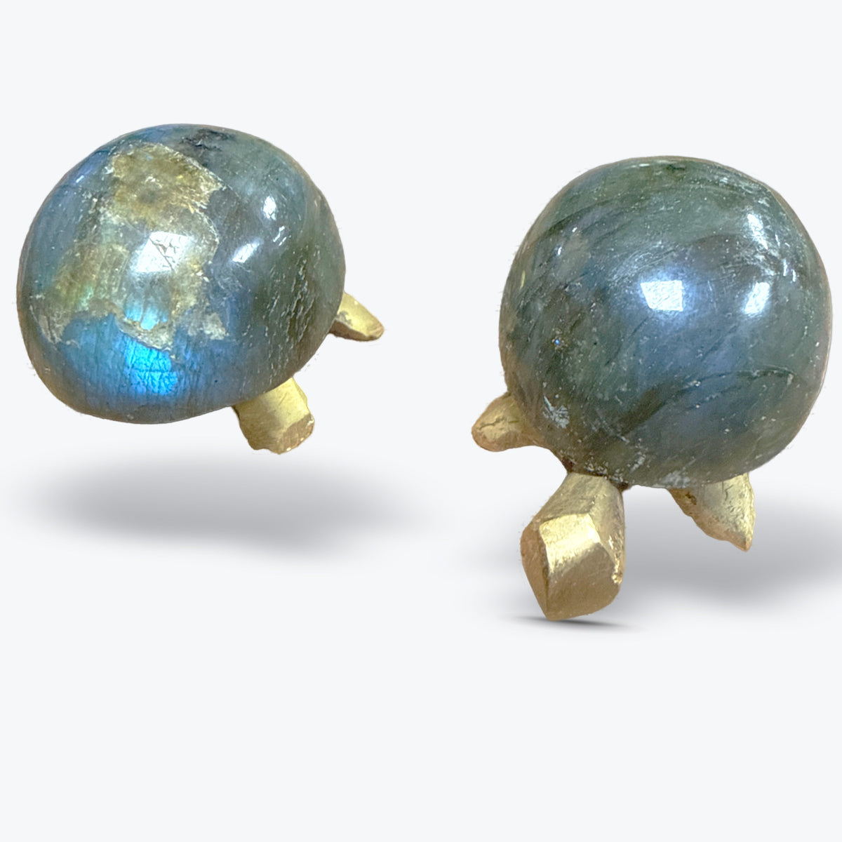 Tortue Décorative en Pierre Naturelle de Madagascar – Carapace en Pierre Polie | 15gr - 3x2cm