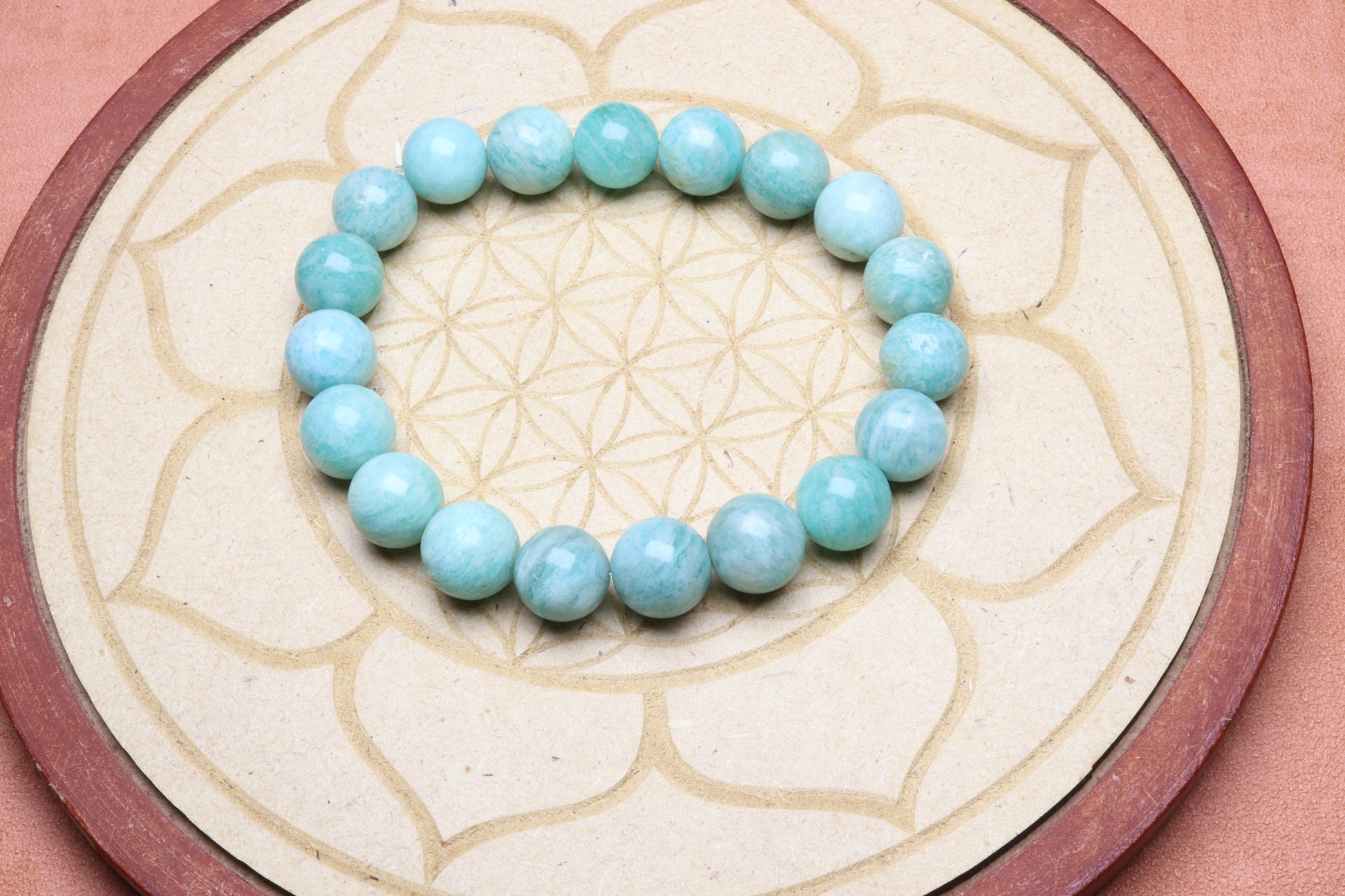 Bracelet Amazonite 10 mm