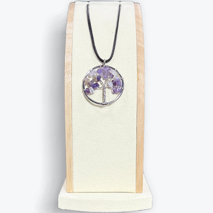 Pendentif Améthyste Arbre de Vie – photo 4