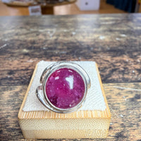 Bague Rubis glassfield ronde