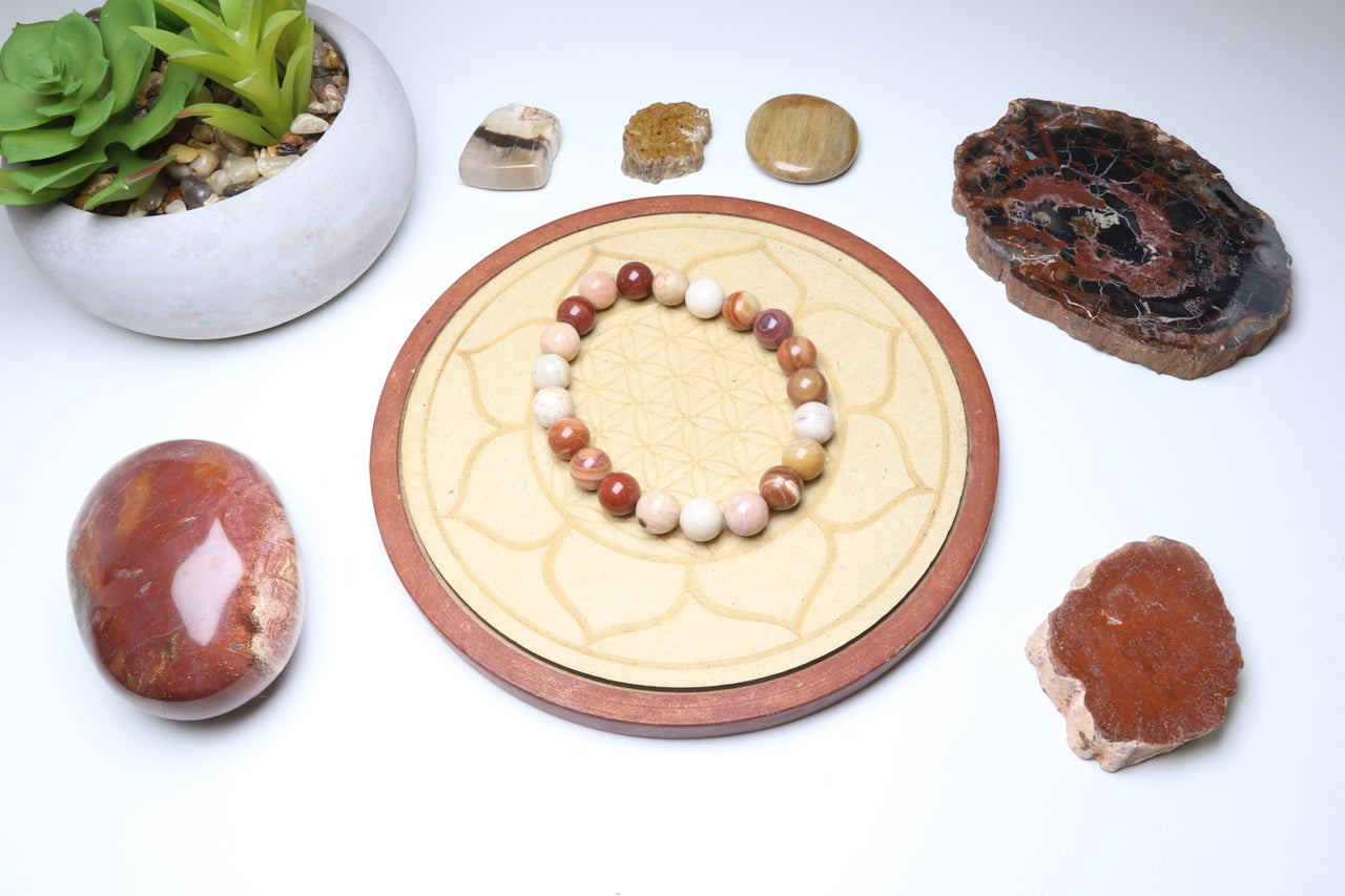 Bracelet Bois Fossile