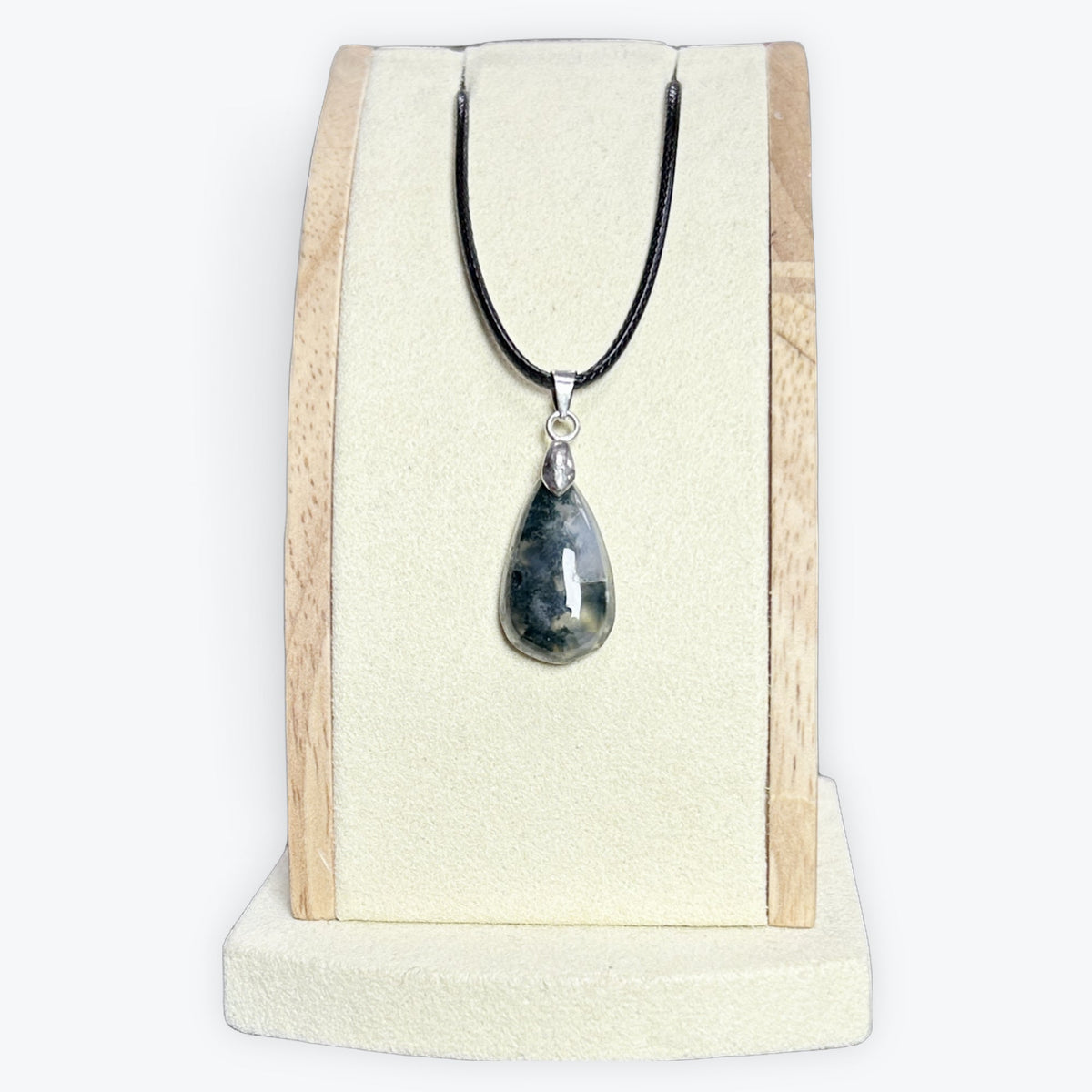 Pendentif Agate Mousse Cabochon – photo 2
