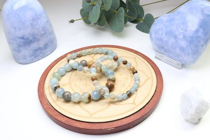 Bracelet Calcite bleu