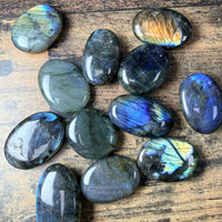 Galets en Labradorite - 30gr - 4,5x3 cm