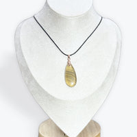 Pendentif poire Fluorite jaune