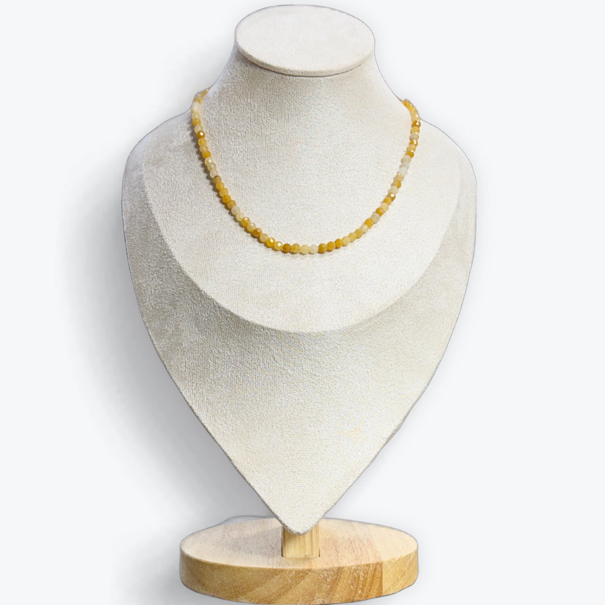Collier Aventurine Orange facetté – photo 4