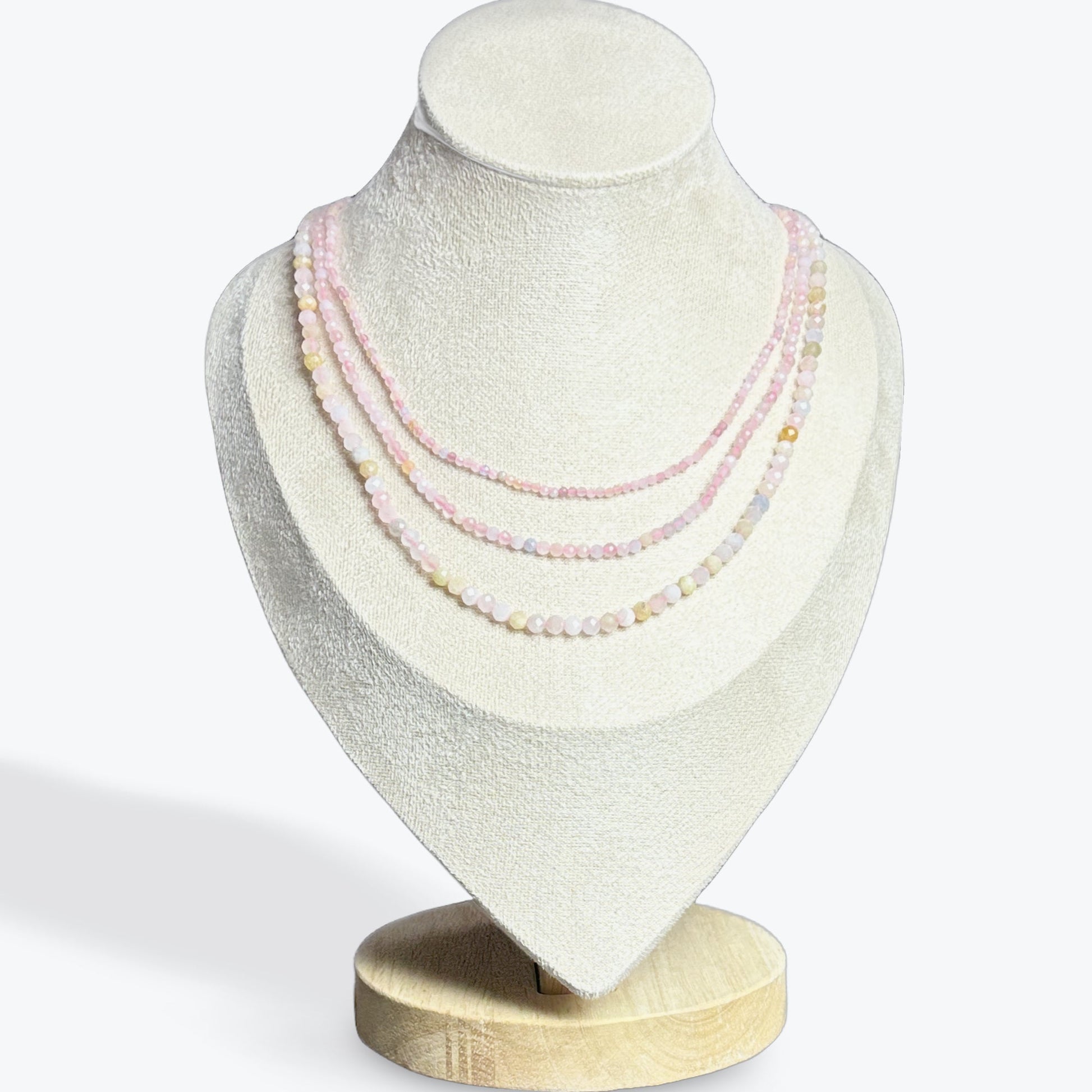 Collier Morganite Facetté