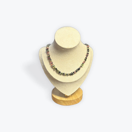 Collier baroque tourmaline multicolore avec fermoir - 2