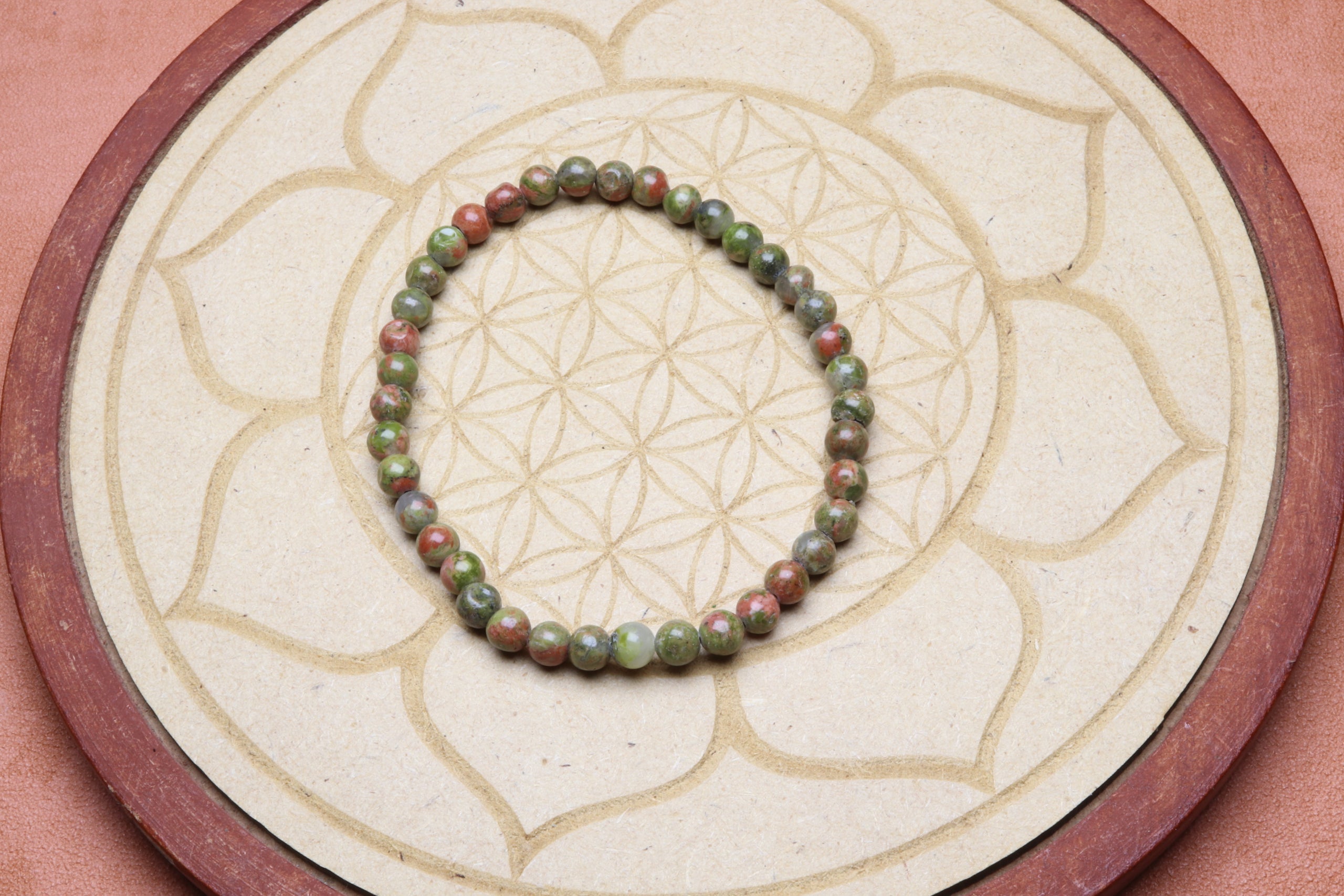 Bracelet en Unakite - Harmonie et Guérison 4mm