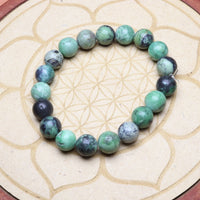 Bracelet en Turquoise Africaine - Évolution et Équilibre 10mm