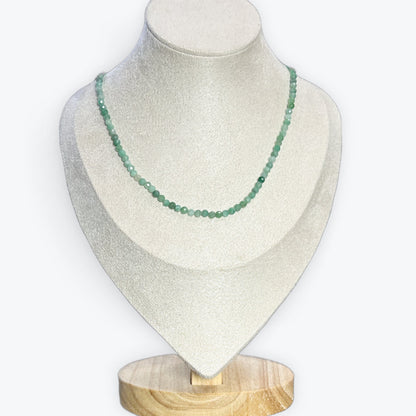 Collier Emeraude Facetté – photo 4