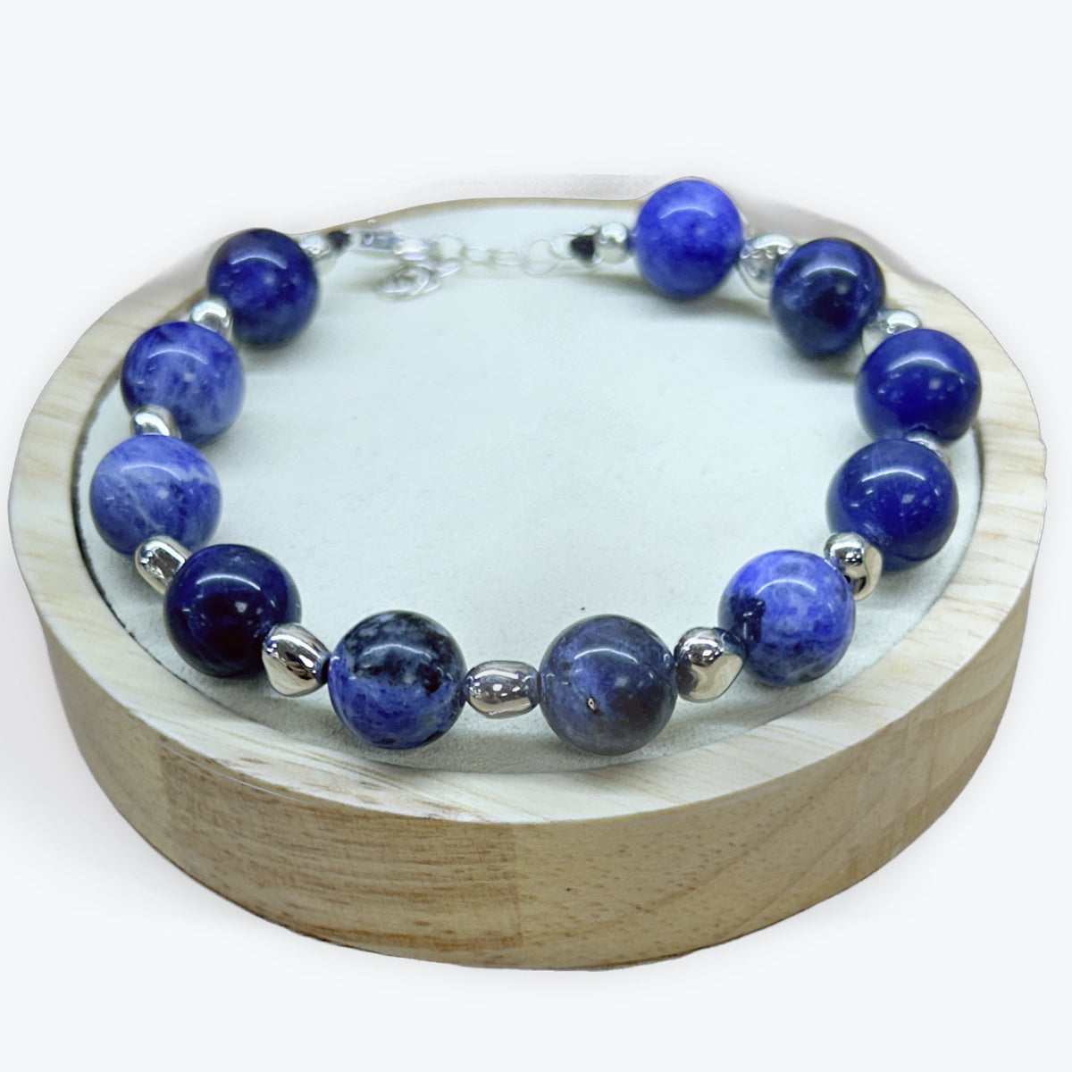 Bracelet Sodalite 10mm Avec Apprêt