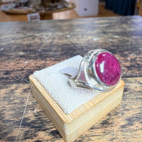 Bague Rubis glassfield ronde vue alternative
