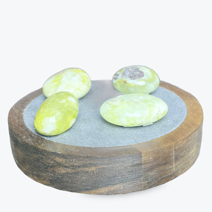 Prehnite pierres roulées - 10gr environ - 2