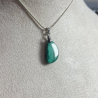 Pendentif Malachite - forme libre