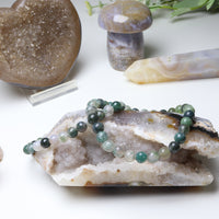 Bracelet Agate Mousse 6 mm