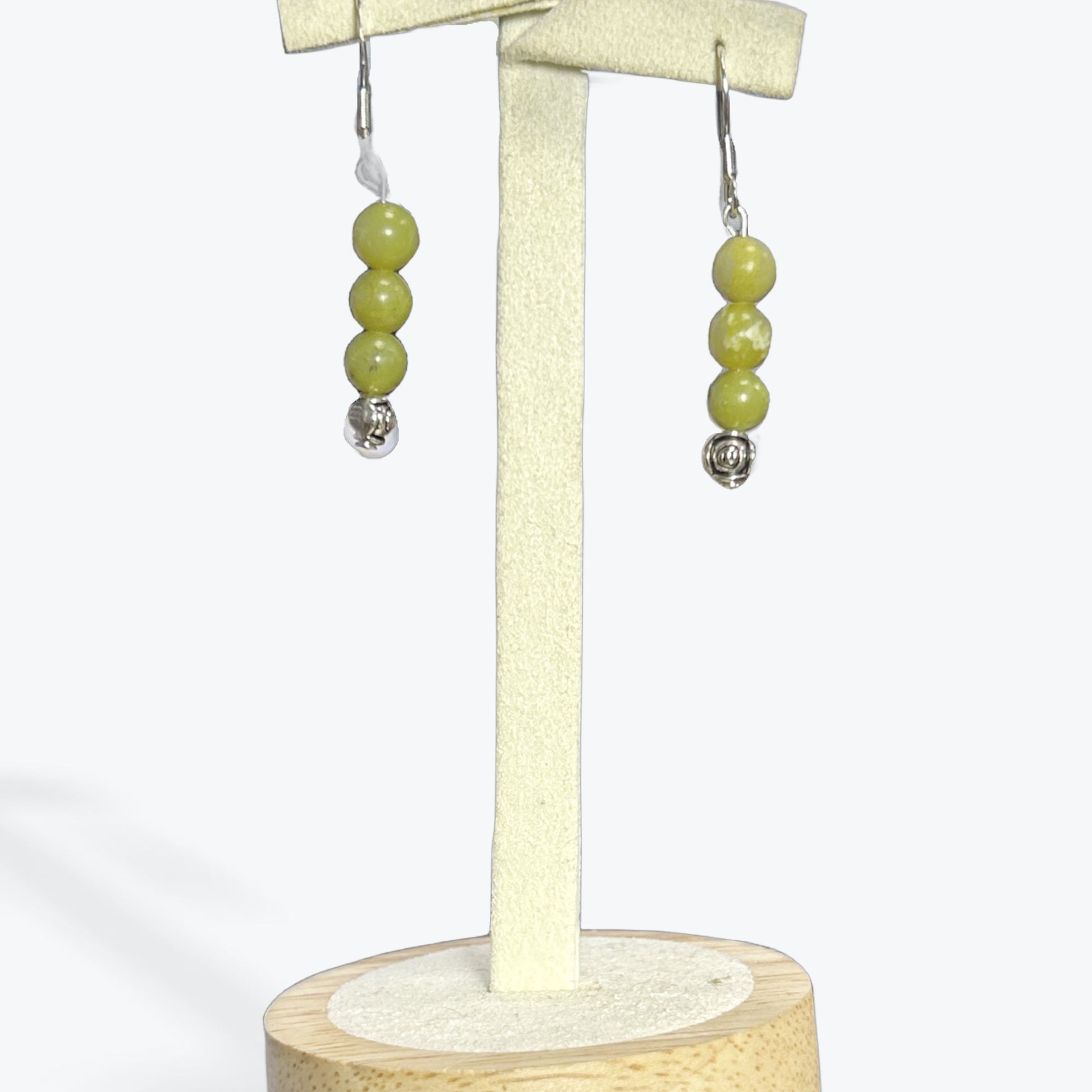 Boucles D'oreilles Opale Verte - 2