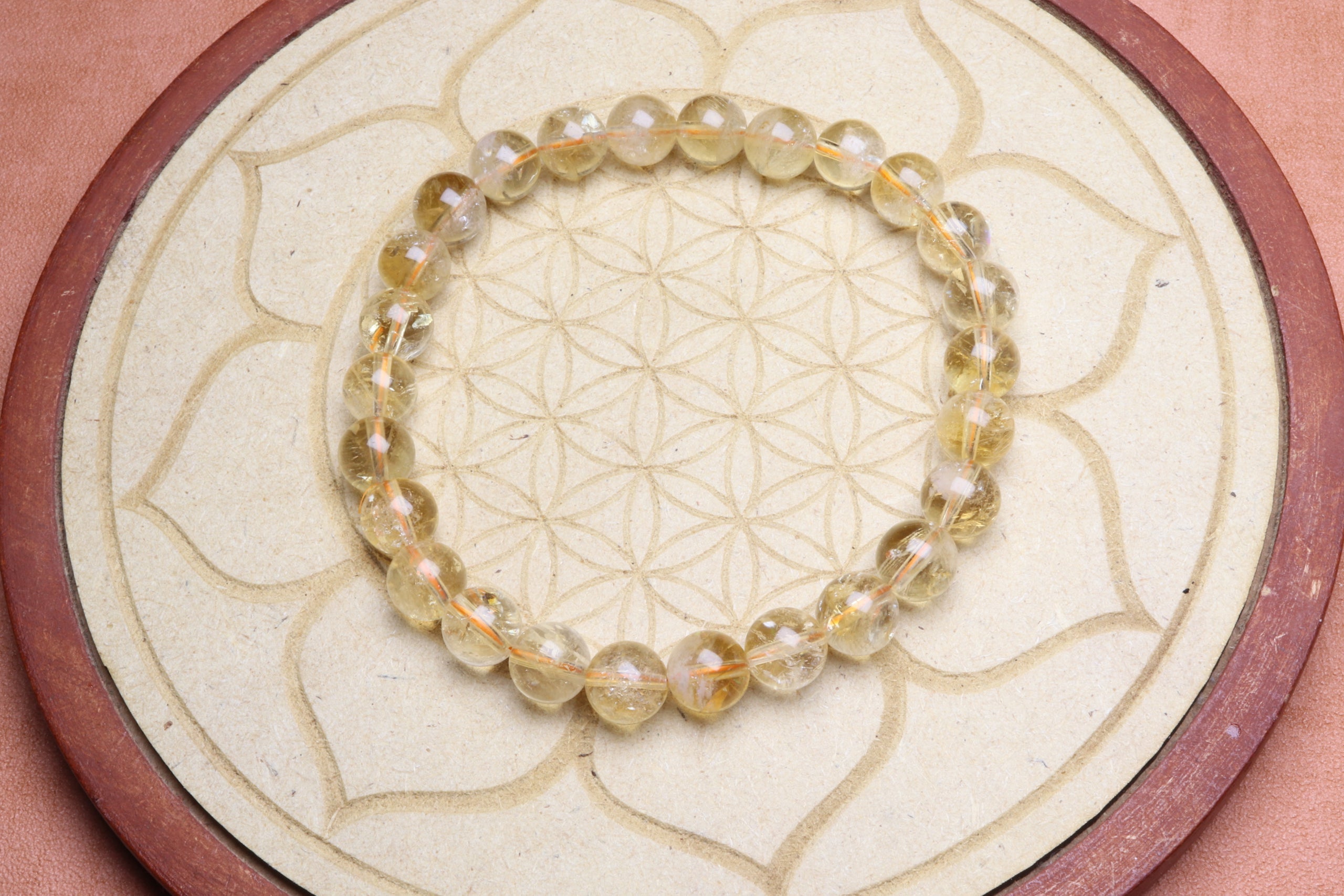 Bracelet en Citrine - Abondance et Joie 8mm