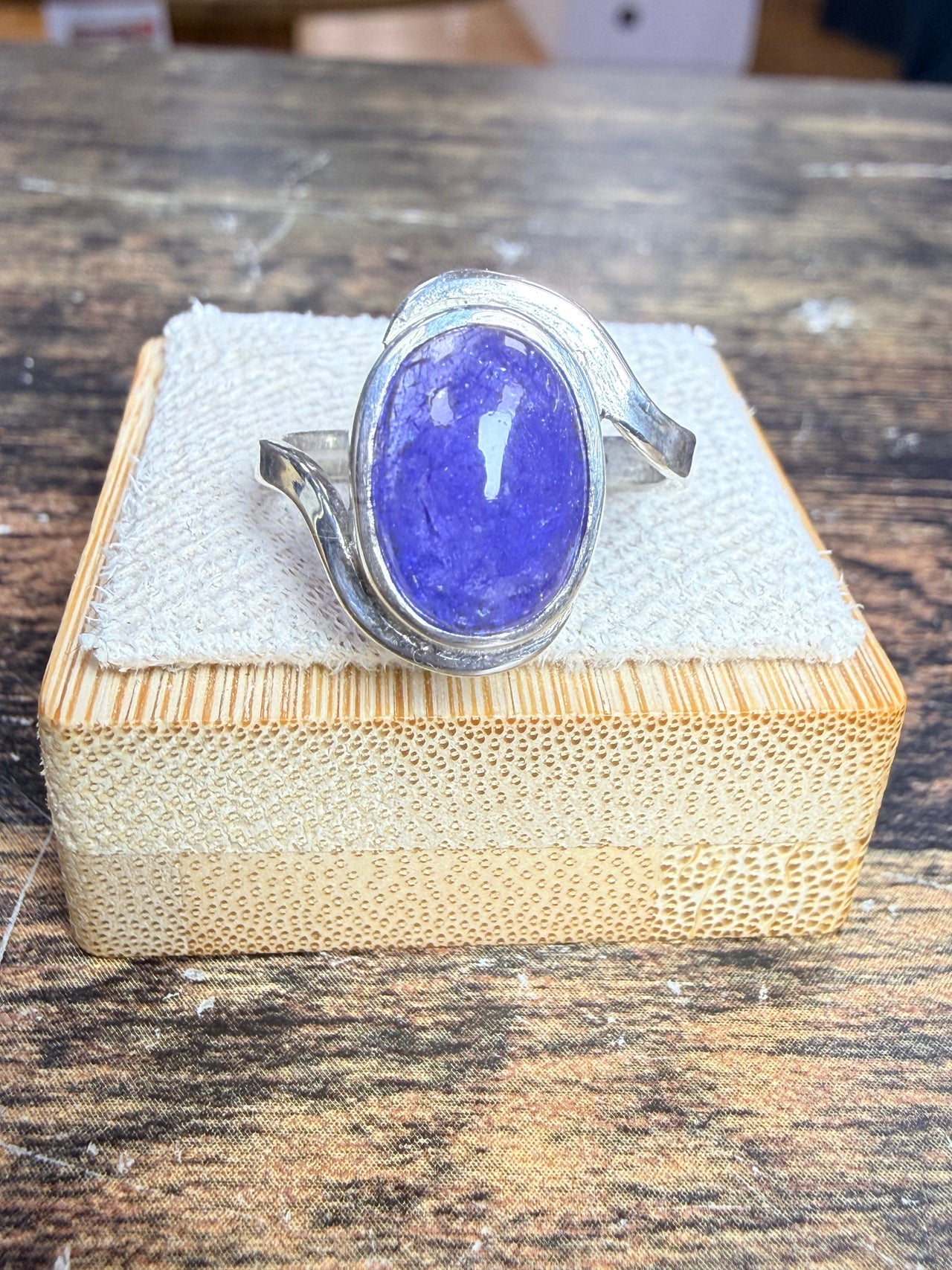 Bague Tanzanite ovale
