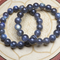 Bracelet Labradorite reflets