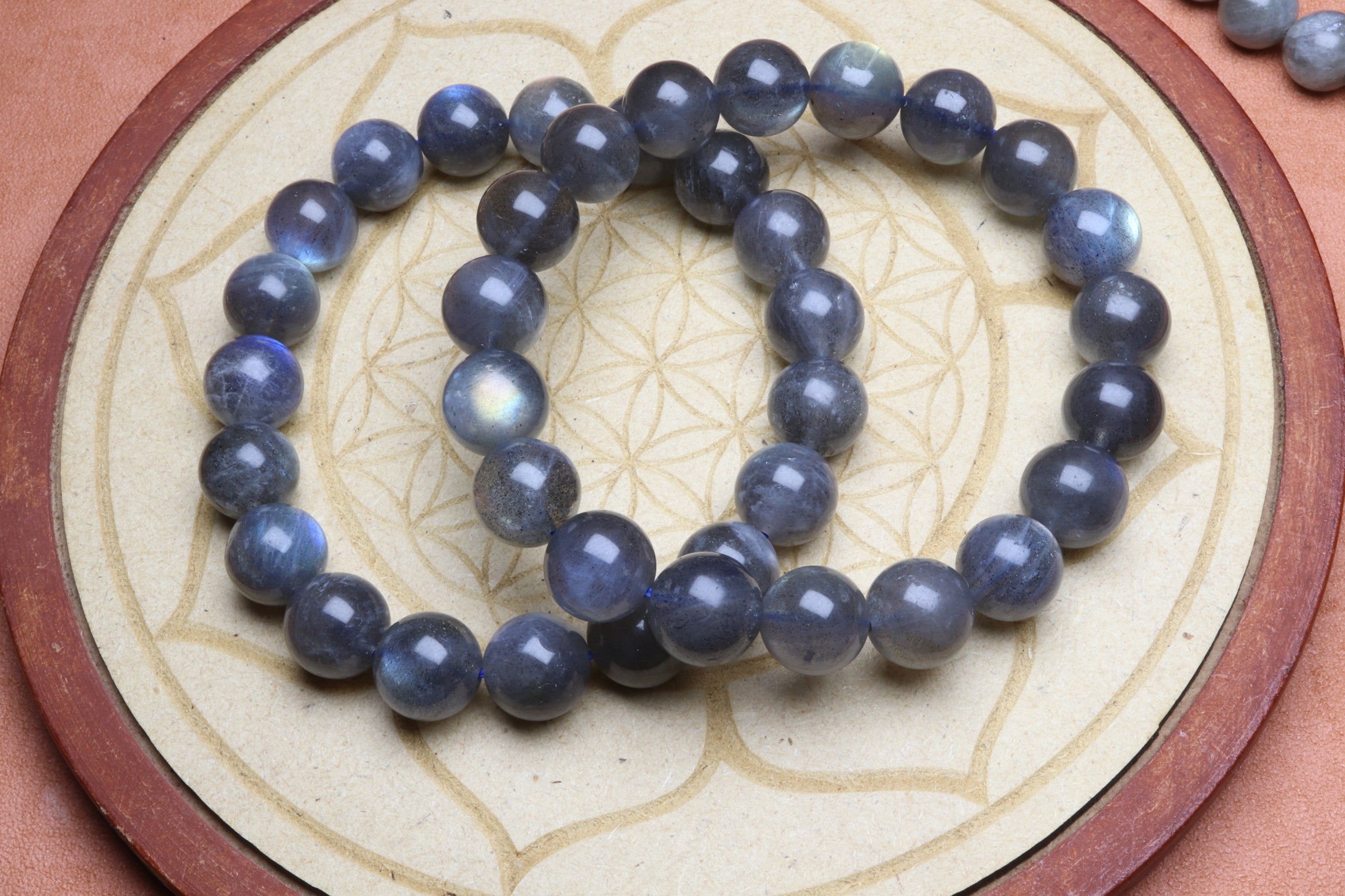 Bracelet Labradorite reflets