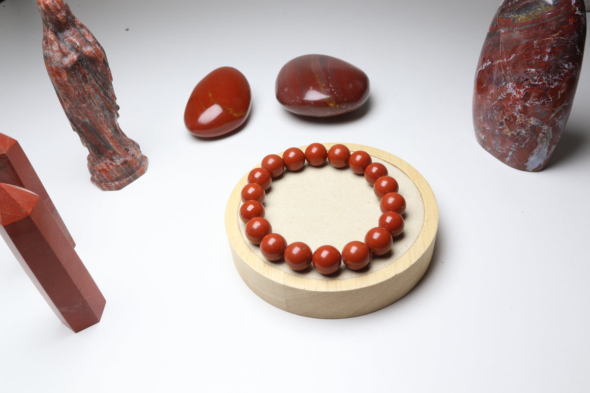 Bracelet Jaspe Rouge