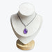Pendentif Améthyste ovale