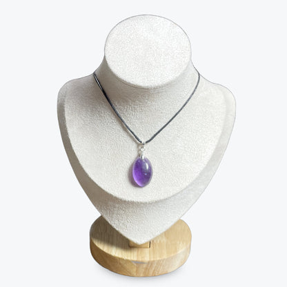 Pendentif Améthyste ovale