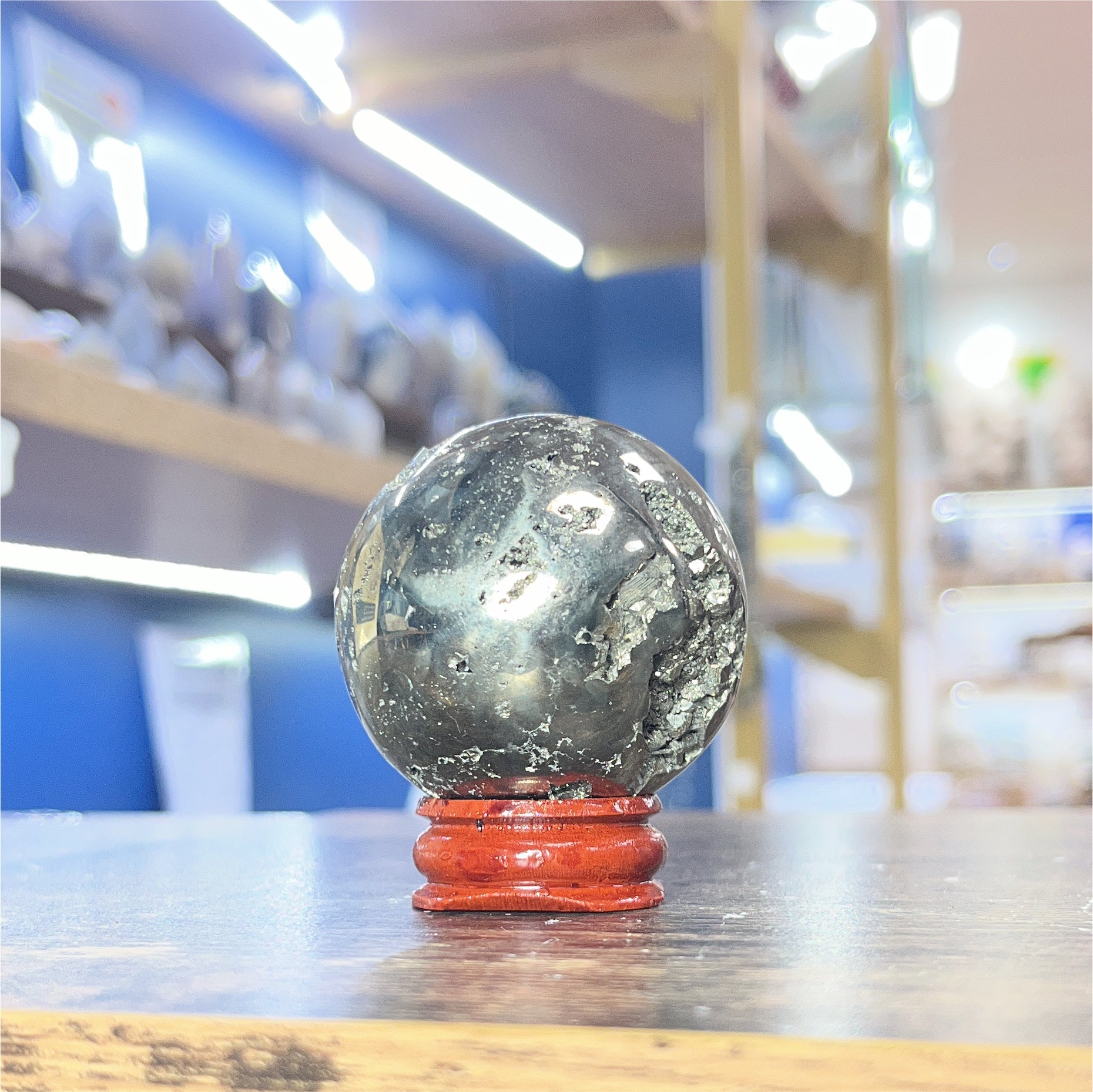 Petite sphère en Pyrite - 3